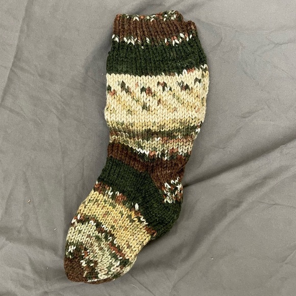 Three Pairs of Hand Knit Children’s Socks Size 1 - Picture 2 of 5